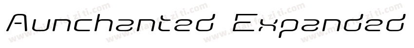 Aunchanted Expanded Bold字体转换
